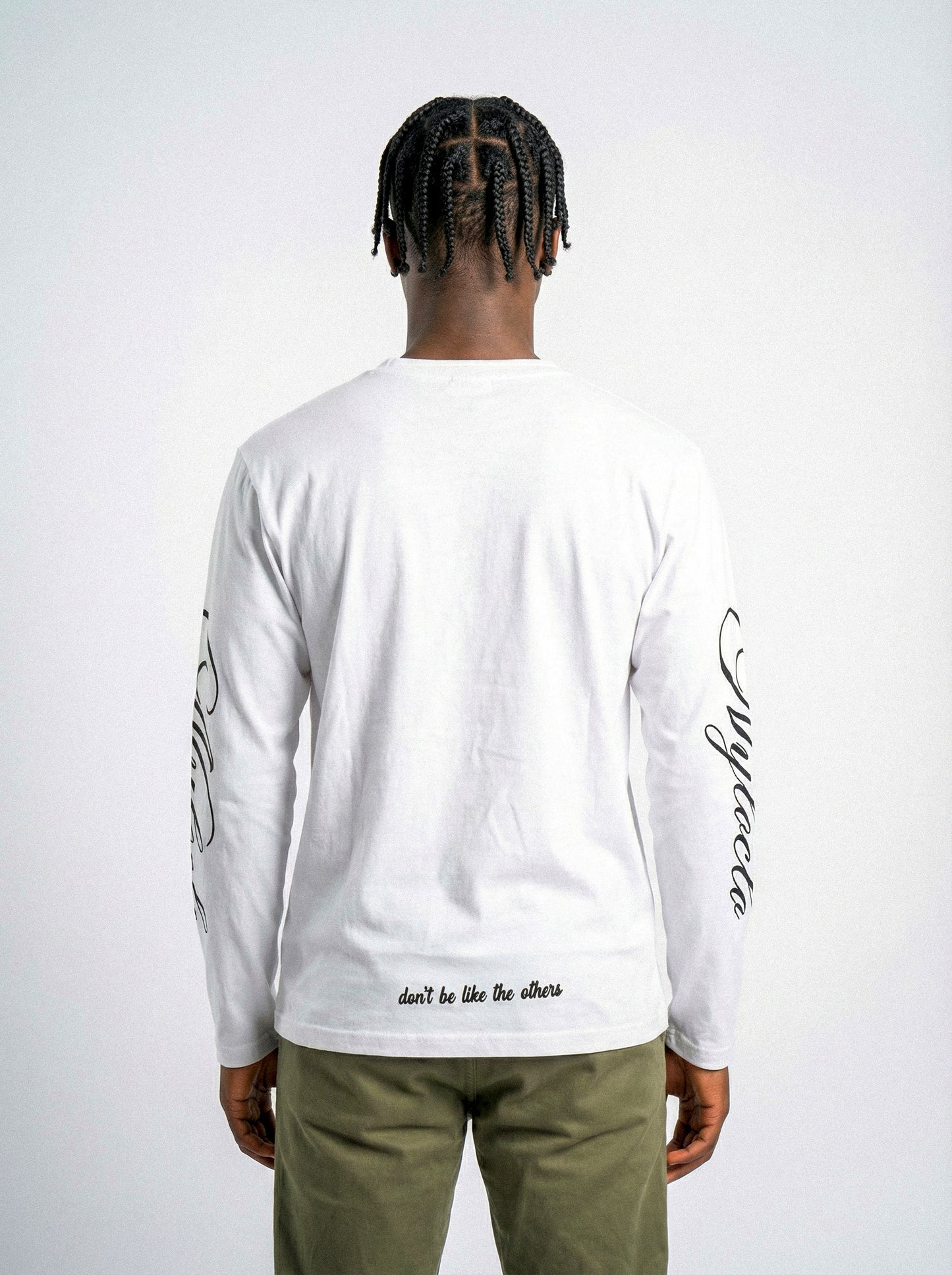 Longsleeve White/Black