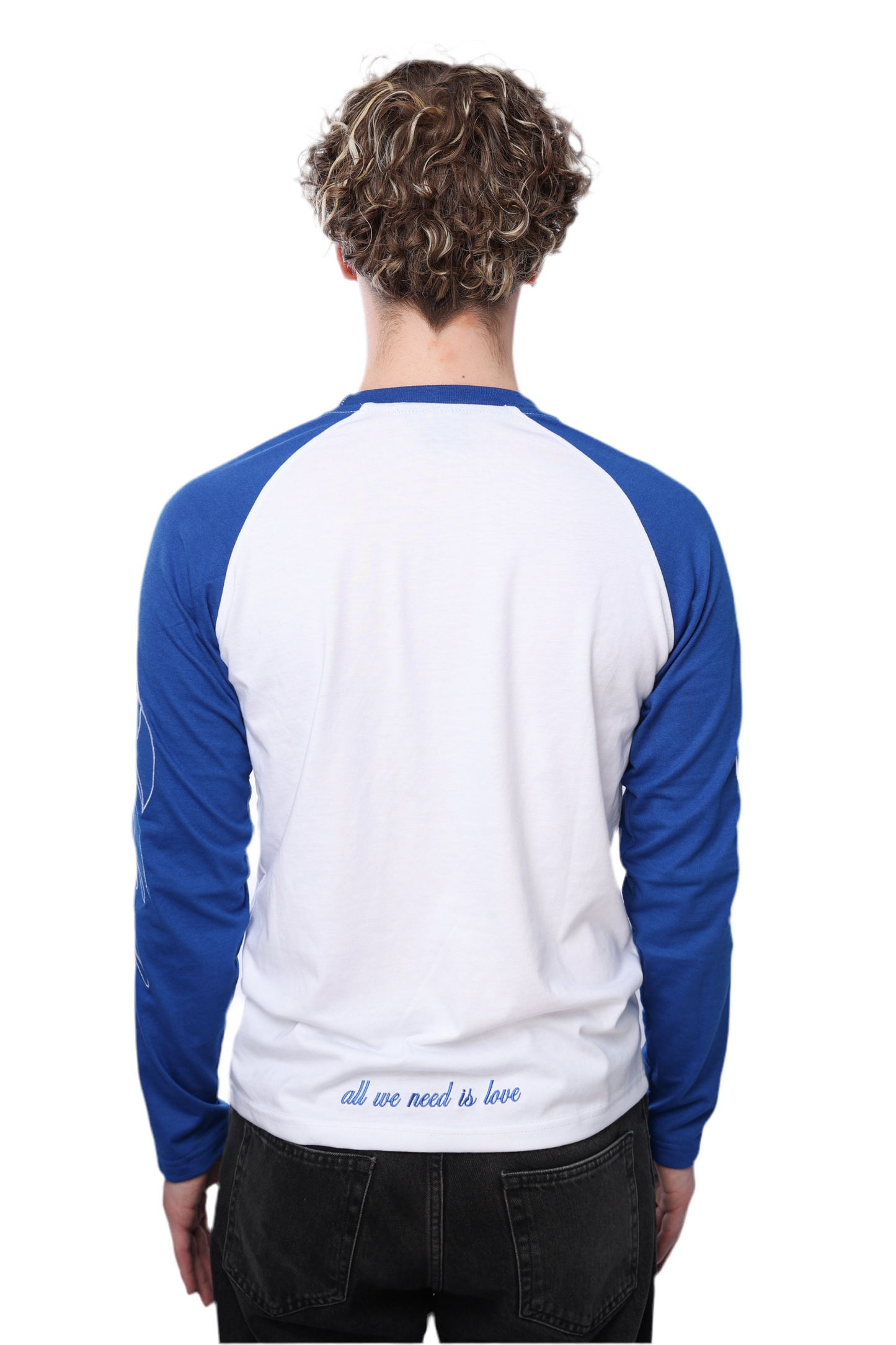 Longsleeve Blue/White