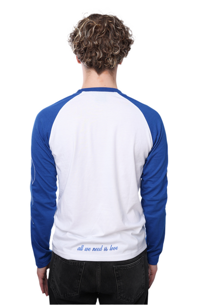 Longsleeve Blue/White