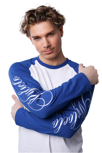 Longsleeve Blue/White